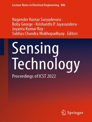 cover image of Sensing Technology